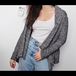 Silence & Noise Open Draped Cardigan